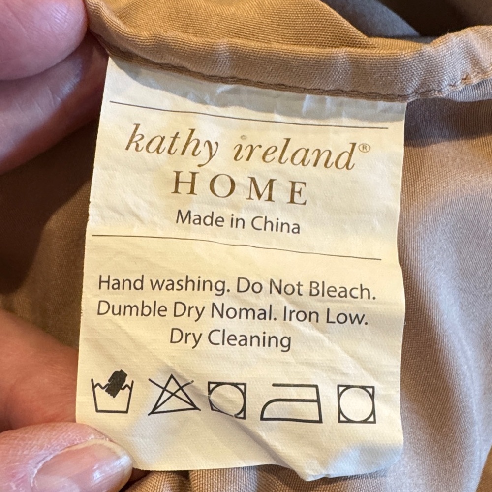 Kathy Ireland Taupe Bamboo Blend Sheet Set - Picture 3 of 3